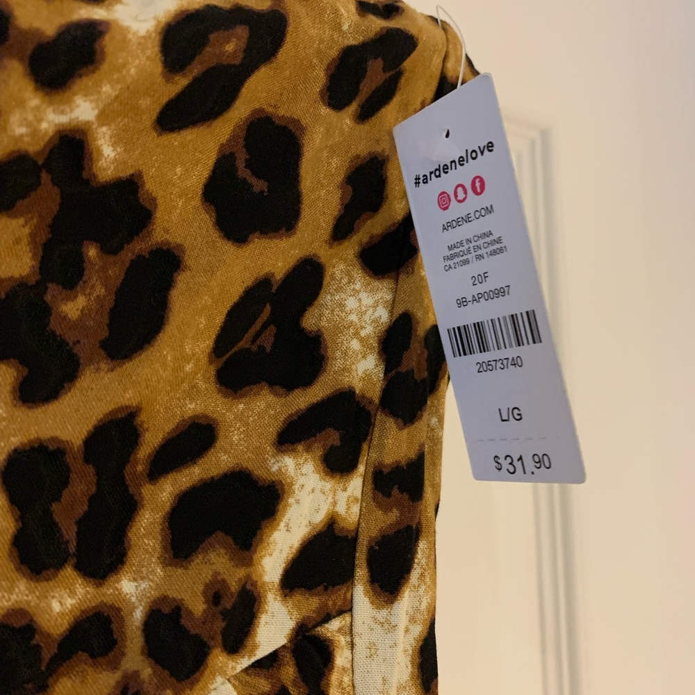 Leopard print ruffle skirt - Picture 2 of 2